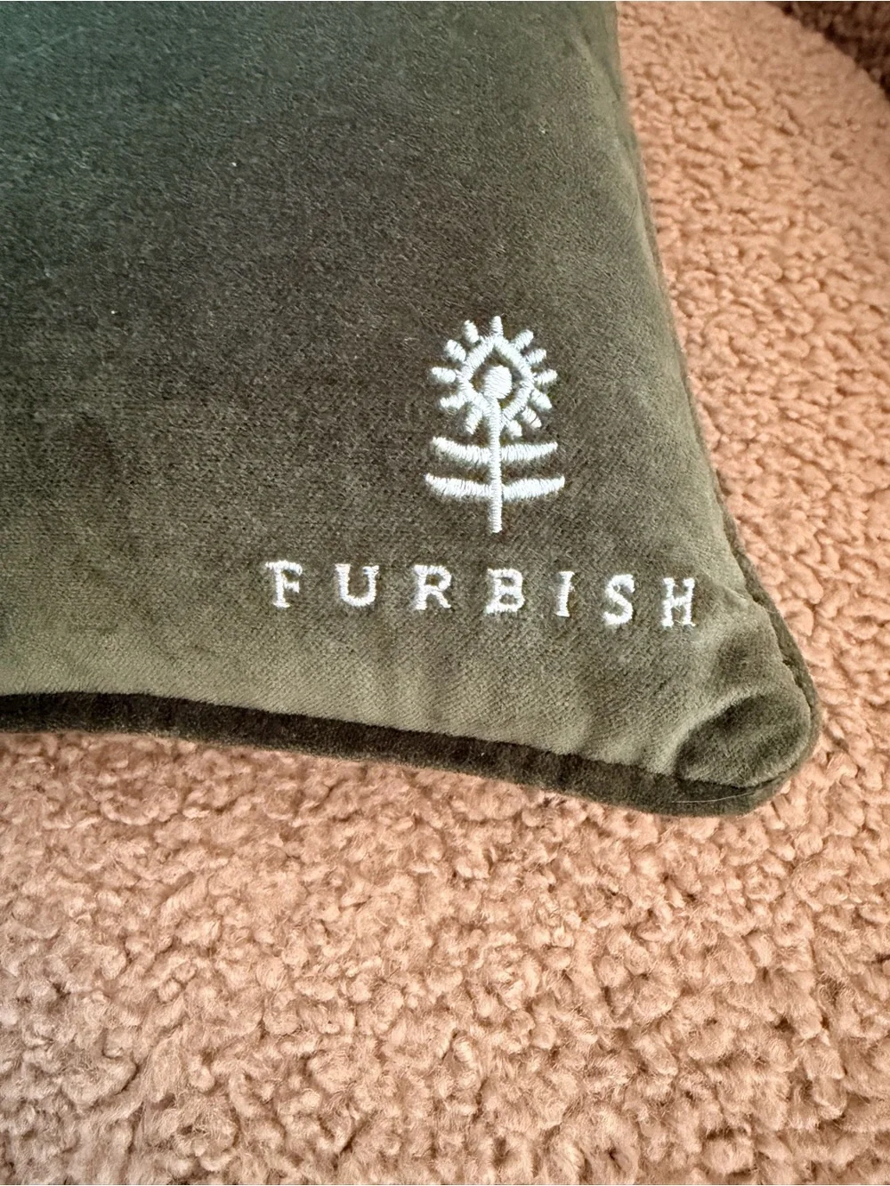 Furbish Studio “Cut the Shit” Needlepoint Pillow